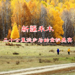新疆禾木：三十公里徒步后的金秋盛宴